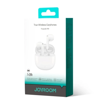 TWS Joyroom Funpods Series JR-FB1 Bluetooth 5.3 kabellose Kopfhörer – Weiß