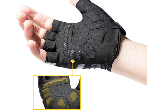 Sport Radfahren Fahrradhandschuhe Fahrradhandschuhe XL RockBros fingerlose Handschuhe