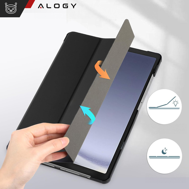 Etui do Samsung Galaxy Tab A11 (X130/X135) / A9 2023 8.7" (X110/X115) obudowa na tablet Case Alogy Book Cover Czarne