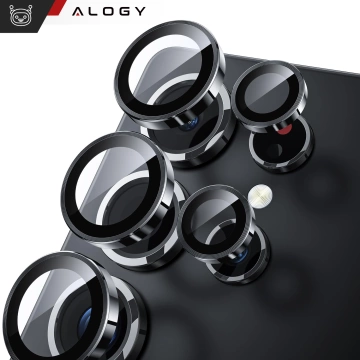 Alogy Lens Protector PRO Schutzhülle Glas für Samsung Galaxy S24 Ultra Kameraabdeckung Objektiv Kameralinsen