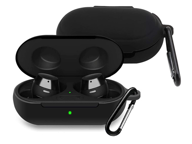 Silikonhülle Alogy Slim für Samsung Galaxy Buds / Buds Plus Schwarz