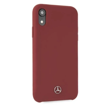 Mercedes MEHCI61SILRE Schutzhülle für Apple iPhone Xr 6.1" rot/rot Hardcase Silicone Line
