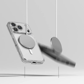 Etui Ochronne do iPhone 17 Pro Ringke Fusion Magnetic MagSafe Clear