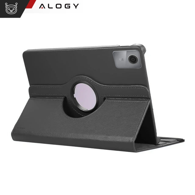Etui 360 do Lenovo Tab K11 / K11E 11” M11 10.95" TB330FU / TB330XU / TB331FC obrotowe pokrowiec obudowa z klapką na tablet Case Alogy Czarne
