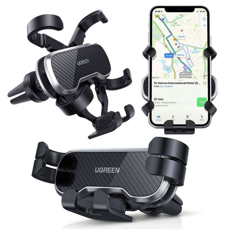 Gravity Autohalterung für das Auto UGREEN LP228 für das Telefon, schwarz