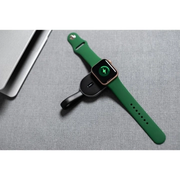 FORCELL F-ENERGY Mini Power Watch Powerbank 1A 2,5W 1200 mAh Schwarz