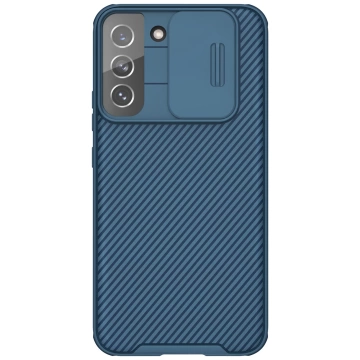 Nillkin CamShield Pro Case pancerne etui pokrowiec osłona na aparat kamerę Samsung Galaxy S22+ (S22 Plus) niebieski