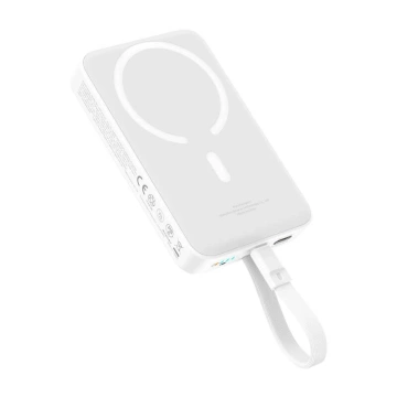 Baseus Mini 10000 mAh 30 W magnetische Powerbank, Weiß – Bayern Edition