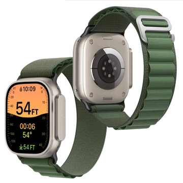 Alogy Sportarmband für Apple Watch 4/5/6/7/8/SE/Ultra (42/44/45/49 mm) Grün