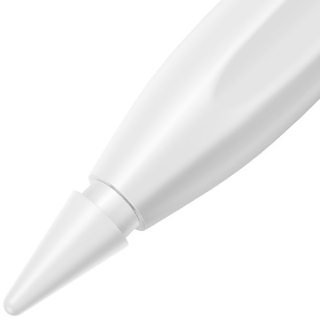 2in1 Baseus Stylus Kapazitiver Eingabestift für Apple iPad Weiß