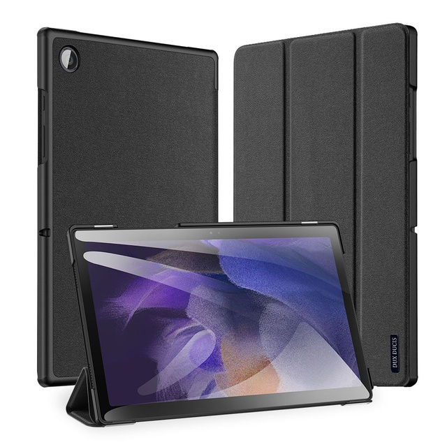 Etui z klapką Dux Ducis Domo do Samsung Galaxy Tab A8 10.5 X200/ X205 Czarne + Folia + Rysik