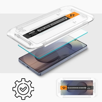 Panzerglas für Samsung Galaxy S25 Ultra Spigen Glas.TR EZ Fit HD 2er-Pack Klar