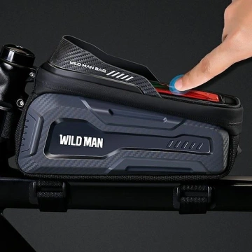 Wildman M20 Fahrrad-Telefonhalterung, Grün, leichte Rahmenhalterung
