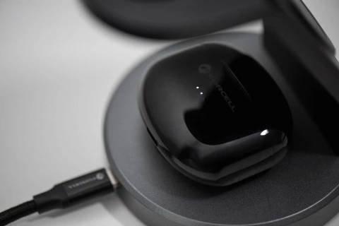 Forcell F-Audio TWS Clear Sound Kabellose Kopfhörer Schwarz