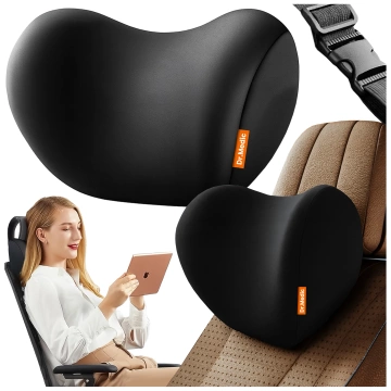Poduszka do Samochodu pod Głowę Kark Szyję DR.MEDIC ComfortSupport™ Ergonomiczna poduszka na fotel zagłówek krzesło do auta dla kierowcy pasażera