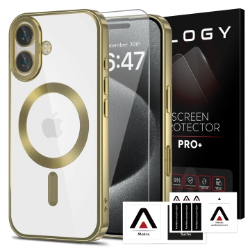 Hülle für iPhone 14 Pro Mag Safe Matt Case Cover matt Alogy Ring gepanzerte Handyhülle Schwarz