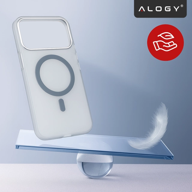 Etui do Apple iPhone 17 Pro – matowa obudowa do MagSafe z ochroną obiektywu, smukłe i odporne na zarysowania, idealne dopasowanie – Alogy Skinny MatteCase™ Białe + 2x Szkło Hartowane