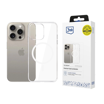 Etui ochronne case do Apple iPhone 15 Pro Max 3mk Clear MagCase