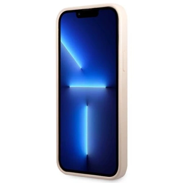 Etui Guess GUHCP13LP4TPP für iPhone 13 Pro / 13 6,1" Hardcase 4G Triangle Logo Cardslot