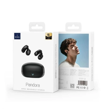 Kabellose ergonomische Kopfhörer WiWU OWS Pandora T17 Schwarz