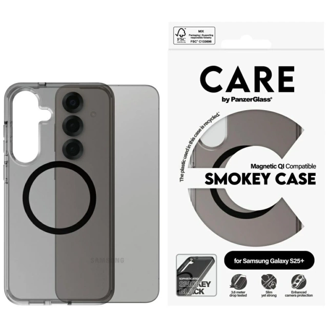 Etui do Samsung Galaxy S25 CARE von PanzerGlass Flagship Urban Combat Black QI