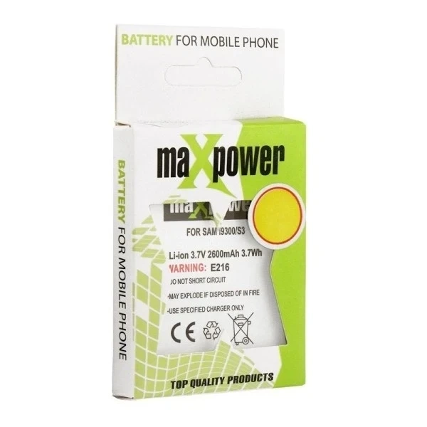 Bateria do Samsung S5 G900 3100mAh MaxPower EB-BG900BBC