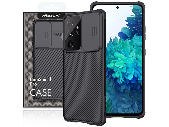 Nillkin CamShield Pro Schutzhülle für Samsung Galaxy S21 Ultra Schwarz
