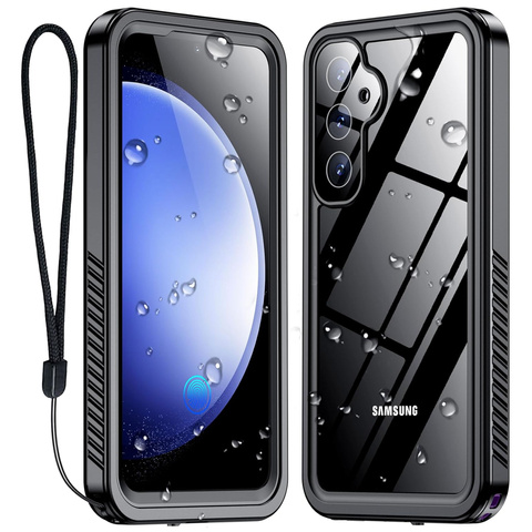 Hülle für Samsung Galaxy S23 FE Armored 360 Case wasserdicht Armor IP68 Alogy schwarz