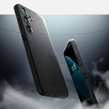 Etui Spigen Liquid Air für Samsung Galaxy S24 Plus Mattschwarz