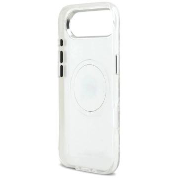 Etui Ochronne do iPhone Air Karl Lagerfeld IML Head Logo MagSafe Szary