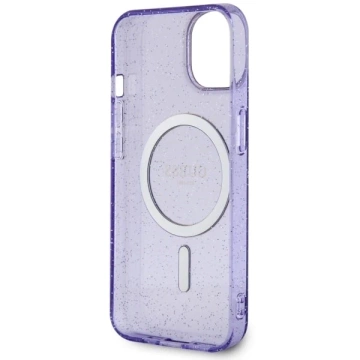 Etui Guess GUHMP14MHCMCGU für iPhone 14 Plus 6,7" Hardcase Glitter Gold MagSafe