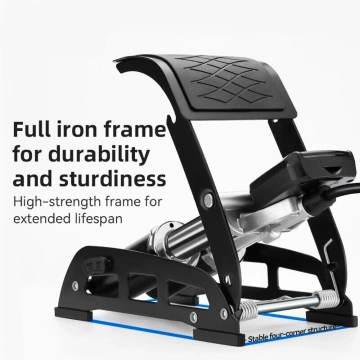 Rockbros 42430001001 Fußpumpe mit Display – Schwarz