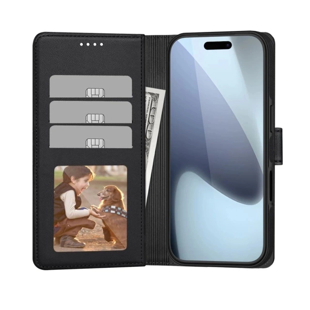 Etui do iPhone 17 Tech-Protect Wallet MagSafe Czarny Mat