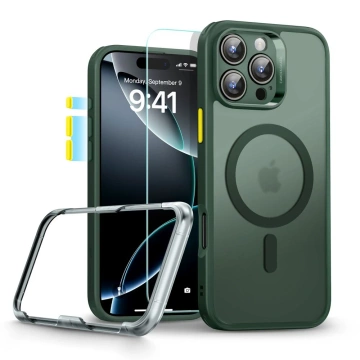 Etui ESR Classic Pro Set MagSafe iPhone 16 Pro Max Zielony