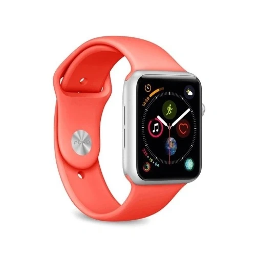 Pasek Silikonowy Puro ICON Band do Apple Watch 38/40/41 mm Koralowy