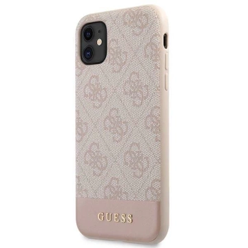 Etui Guess GUHCN61G4GLPI für iPhone 11 6,1" / Xr Hartschale 4G Stripe Collection