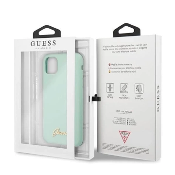 Ratet mal, GUHCN65LSLMGG iPhone 11 Pro Max zielony/grün Hartschale Silikon Vintage Gold Logo