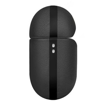 Etui ochronne na słuchawki UNIQ etui Terra do Apple AirPods 3 Genuine Leather czarny/black