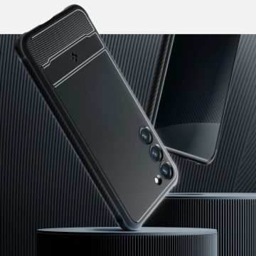 Etui für Spigen Rugged Armor für das Samsung Galaxy S23 Plus Mattschwarz