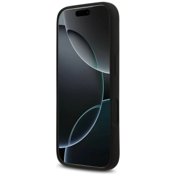 Etui Guess Silicone Big 4G Script do iPhone 17 Pro Black