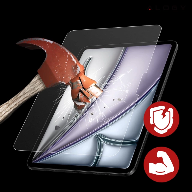 Matowe Szkło hartowane do Apple iPad Pro 11" 2024 Alogy Matte Paper-Like Screen Protector z zestawem montażowym