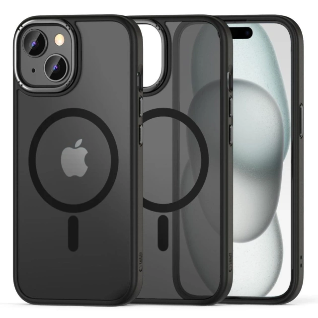 Etui Magmat „2“ Magsafe für Apple iPhone 15 Mattschwarz