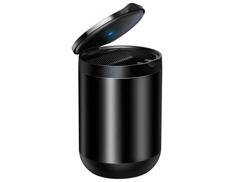 Baseus Autoaschenbecher mit LED Schwarz