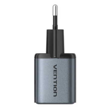GaN Vention USB-C USB-A Ladegerät 30W Grau