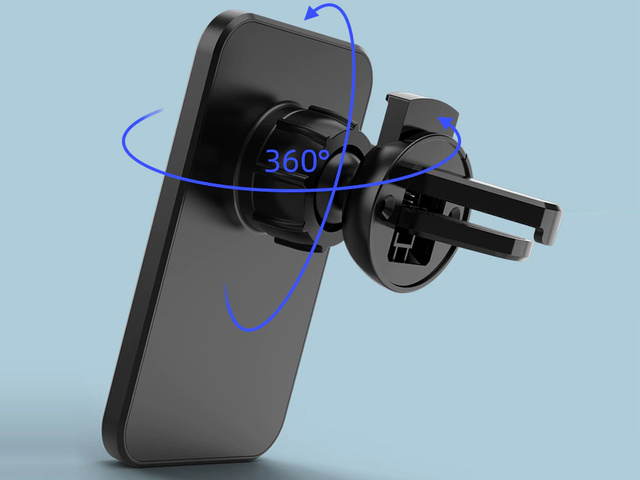 Uchwyt samochodowy z ładowarka Qi do MagSafe Alogy na kratkę 15W