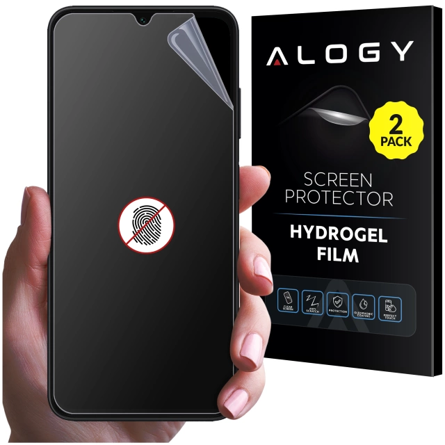 2x Folia "MATOWA" do Samsung A12 / M12 Hydrożelowa Alogy HydroSkin Matte Pro™ na ekran do etui "BEZ ODCISKU PALCÓW"