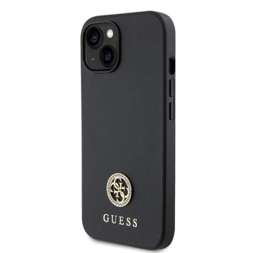 Etui Guess GUHCP15MPS4DGPK für iPhone 15 Plus 6,7" Hardcase Strass Metal Logo czarny/schwarz