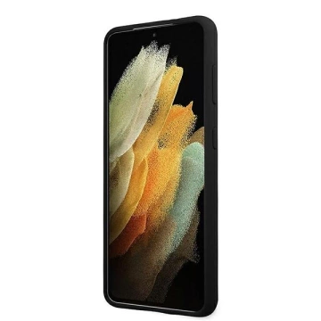 US Polo Silikon Logo Handyhülle für Samsung Galaxy S21 schwarz/schwarz