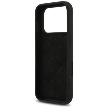 Etui Guess Silicone Big 4G Script do iPhone 17 Pro Black