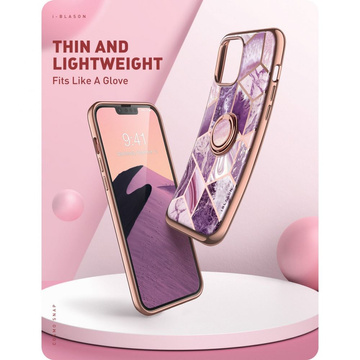 Etui Supcase Cosmo Snap für Apple iPhone 13 Marmor Lila